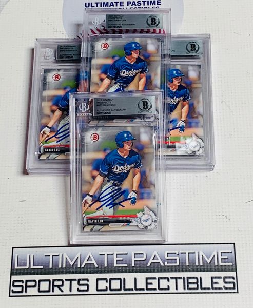 Deal of The Day (10/9/2019) - Gavin Lux Bowman Prospect Autograph Beckett Slabbed Authentic