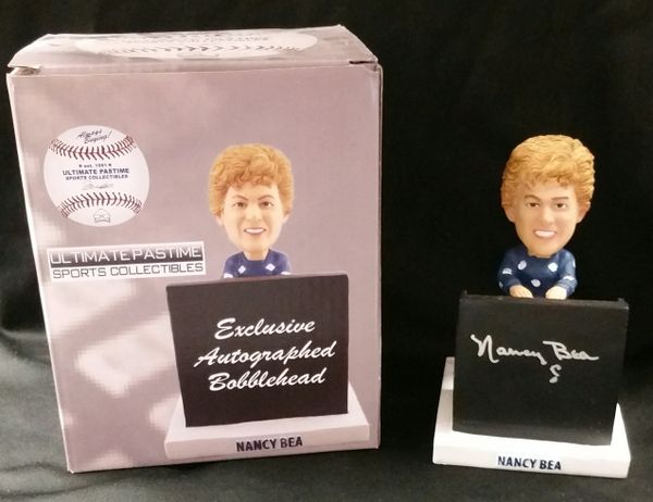 Nancy Bea "Musical" - Ultimate Pastime Exclusive Autographed Bobble Head