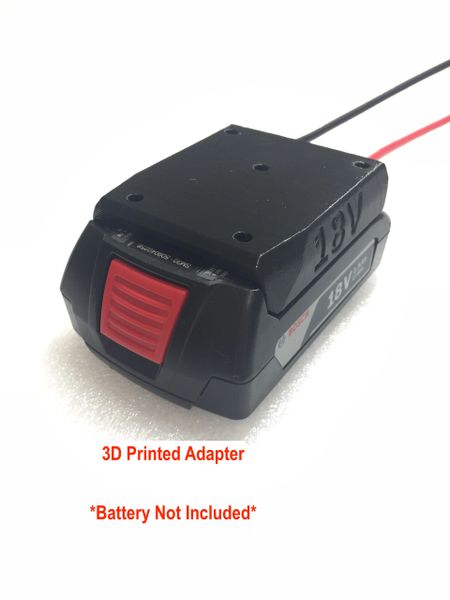 battery adapter for Bosch 18v dock power connector 18 volt12 gauge robotics 