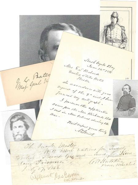 Civil War Officers Fought at Gettysburg, Chancellorsville, Antietam, Stonewall Jackson's Campaign