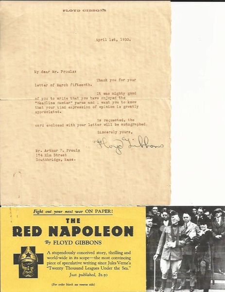 Correspondent Floyd Gibbons Covered the Mexican Revolution, Escaped a Torpedo