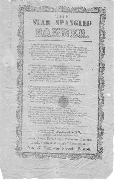 Horace Partridge, Renowned Boston Businessman, Offered Broadsides For Sale During The Civil War
