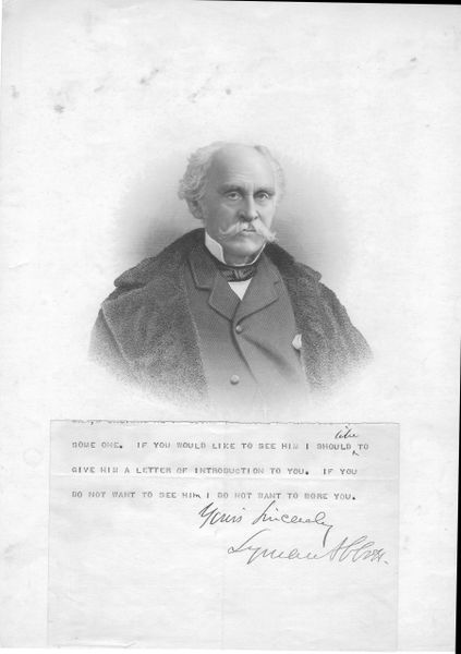 Abolitionist Lyman Abbott Worked With Henry Ward Beecher; Offers Letter Of Introduction
