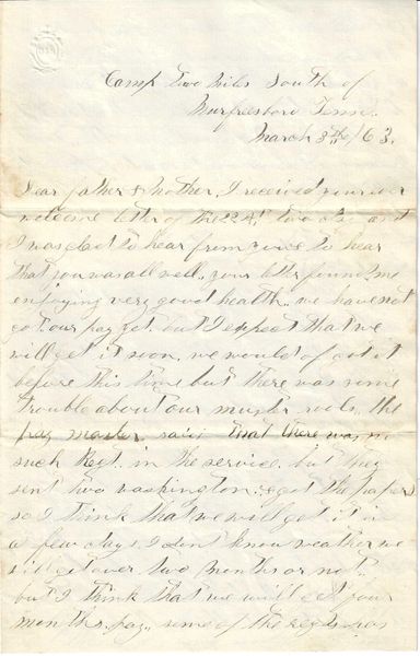 101st Ohio Infantry Private Wounded At Battle Of Franklin Writes Of Rosecrans Army