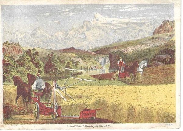 McCormick & Bro. Trade Card For Reaping And Mowing Machines