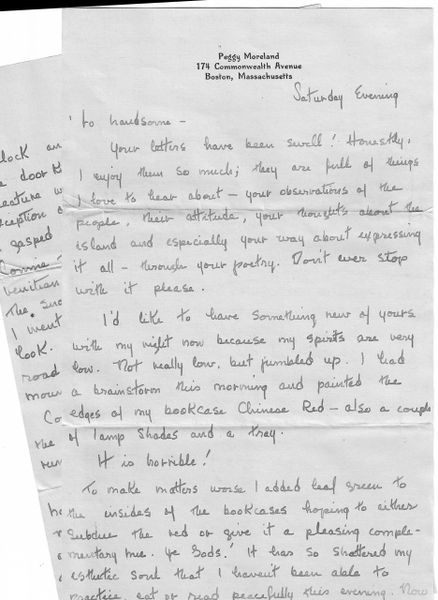 Boston Pianist Margaret Moreland Writes Of Gen. Patton's Appearance, Mayor Curley's Fraud Trial, Deaths Of Firefighters During Massive Fire