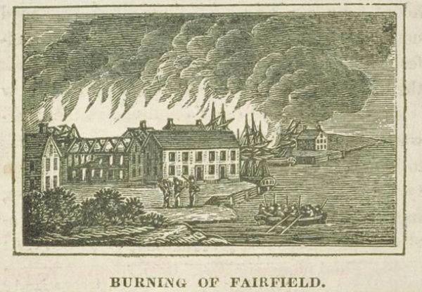 [Revolutionary War] Burning Of Fairfield, CT, Drew An Alarm From Express Rider Traveling To Four Different Towns