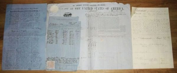 1859 Protest And Statement Of General Averages For Ship "Harvest" Port Of Bristol