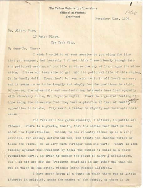 Archive: President Of Tulane At Booker T. Washington Speech With Ex-Slave Owners