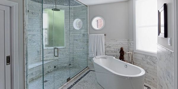 Frameless Steam Unit Glass Shower Door