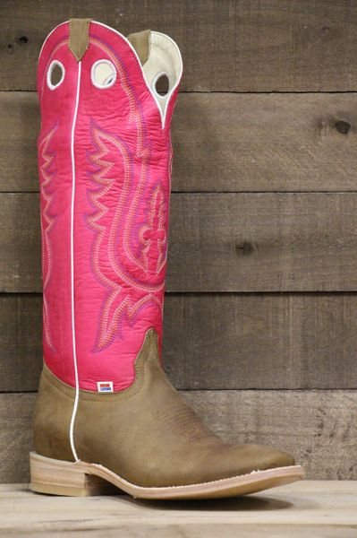 1105 Rockinleather Men S Buckaroo Pink Shaft Western Boot