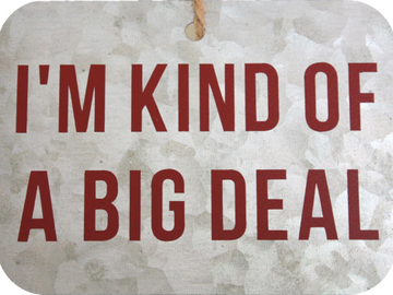 Galvanized Metal Sign - I'm Kind Of A Big Deal