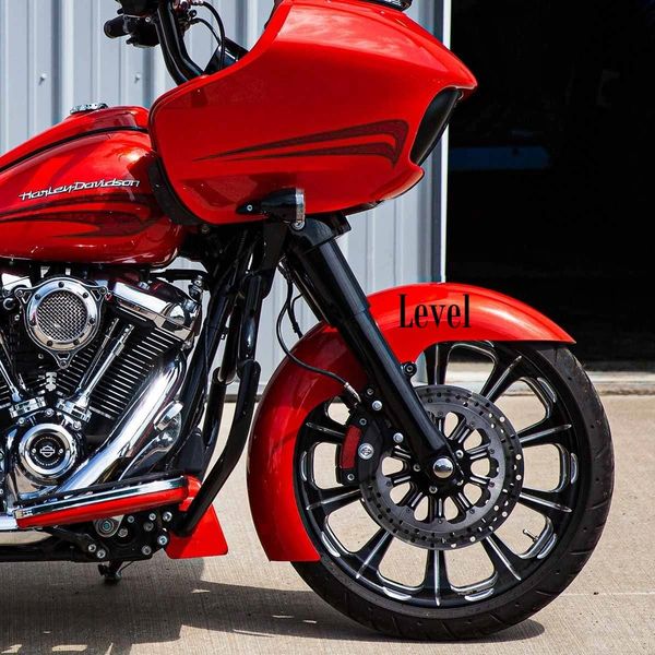 Klock Werks Level Front Fender Fit Kit For H D 14 21 Touring Models Starting At The Fairing Xchange