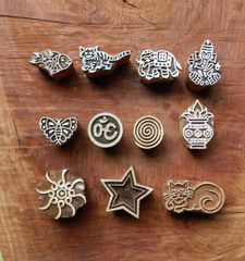 Hand Carved Henna Stamps