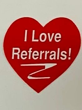 Small Heart Referral Stickers - – Real Estate Supply Store