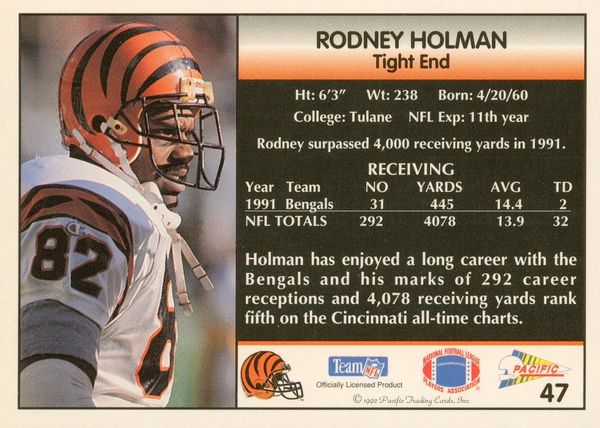 rodney holman bengals