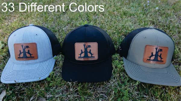 Coon Hunt Leather Patch Hats in 33 Different Colors. Southern Sportsman's Apparel