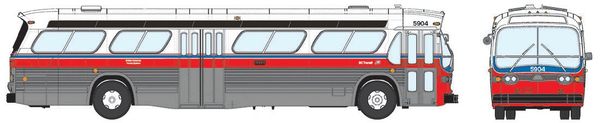 Ho Scale Rapido BC Transit GMC Bus Standard Edition