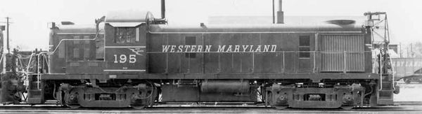 Bowser HO Scale RS-3 Western Maryland DCC Ready *Pre-order*