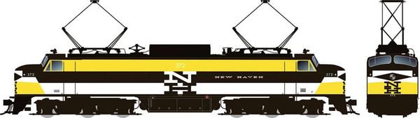 Rapido HO Scale EP-5 Electric New Haven – Experimental Yellow (W/ Vents) DCC & Sound *Pre-order*