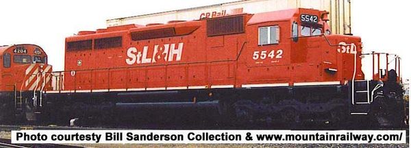 Bowser Ho Scale SD40 St.Lawrence & Hudson W/ Ditchlights, DCC & Sound *Pre-order*