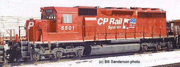 Bowser Ho Scale SD40 CP Rail Dual Flags W/ Ditchlights, DCC & Sound *Pre-order*