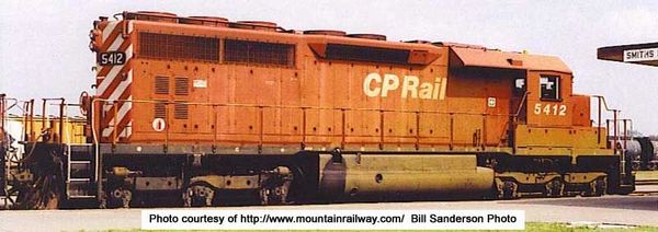 Bowser Ho Scale SD40 CP Rail 8" Nose stripes, No multi mark W/ Ditchlights DCC Ready *Pre-order*