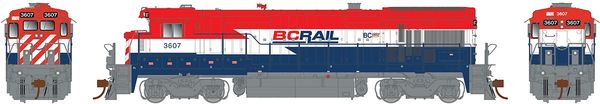 Rapido Ho Scale B36-7 BC Rail DCC & Sound