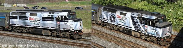 Rapido Ho Scale Via Rail F40PH-2D #6408 & 6445 F40PH "Coors Light Silver Bullet Express DCC & Sound