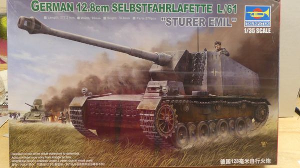 Trumpeter German 12.8cm Selbstfahrlafette L/61 “Sturer Emil” 1/35