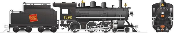 Rapido Ho Scale H-6-g Canadian National #1392 (4-6-0) DCC & Sound *Reservation*