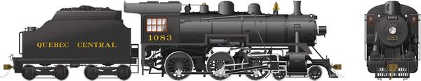 Rapido Ho Scale Quebec Central D10k 4-6-0 #1083 DCC & Sound *Reservation*