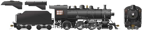 Rapido Ho Scale D10 4-6-0 Painted, Unlettered DCC & Sound *Reservation*