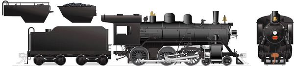 Rapido Ho Scale H-6 Canadian National Painted, Unlettered (4-6-0) DCC & Sound *Reservation*