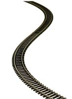 Atlas HO Scale Code 83 Flex Track Brown Ties 36" sections