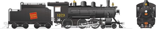 Rapido Ho Scale H-6-g Canadian National #1373 (4-6-0) DCC Ready *Reservation*