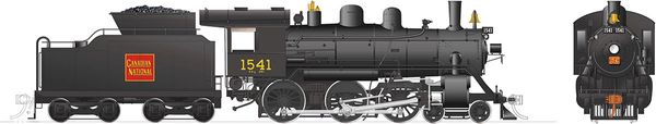 Rapido Ho Scale H-6-d Canadian National #1541 (4-6-0) DCC Ready *Reservation*