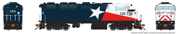 Rapido Ho Scale TRE (Lone Star Solid Blue) F59PH DCC Ready *Reservation*
