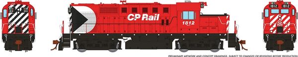 Rapido Ho Scale MLW RS18U CP Rail W/ Multimark DCC Ready *Reservation*