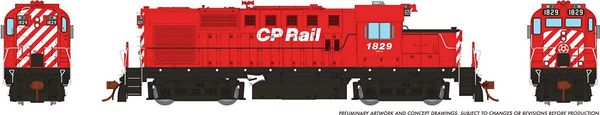 Rapido Ho Scale MLW RS18U CP Rail W/O Multimark DCC Ready *Reservation*