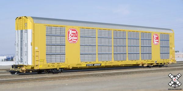 Scaletrains Rivet Counter Ho Scale Gunderson Multi-Max Autorack Kansas City Southern/Yellow/TTGX