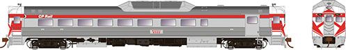 Rapido HO Scale RDC-2 CP Rail Action Red W/Hockey Mask DCC & Sound