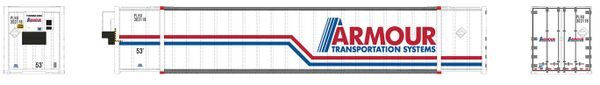 Rapido Ho Scale Armour Transportation 53' Container 2 Pack