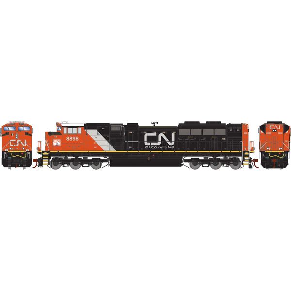 Athearn Genesis 2.0 Ho Scale SD70M-2 Canadian National DCC & Sound #8898 IPO 25