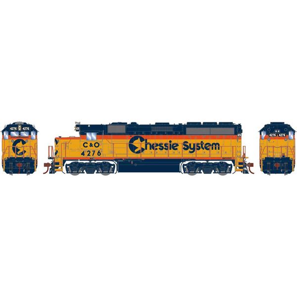 Athearn Genesis Ho Scale GP40-2 Chessie System DCC Ready