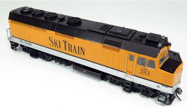 Rapido Ho Scale Rio Grande Ski Train F40PH Phase II W/Ditchlights DCC & Sound