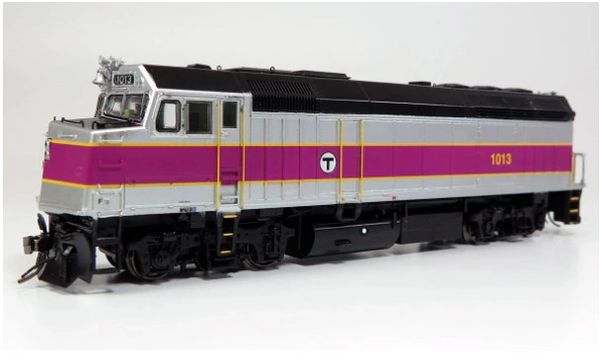 Rapido Ho Scale MBTA F40PH Phase III DCC Ready