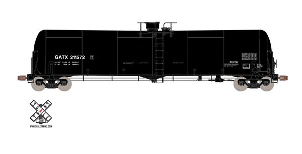 Scaletrains Operator Ho Scale Trinity 31k Tank Car W/ Heat Shields GATX