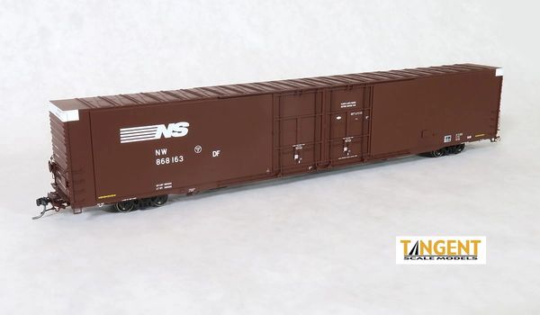 Tangent Scale Models Ho Scale Norfolk Southern (NW) B20 Repaint 1989+ Greenville 86′ Double Plug Door Box Car