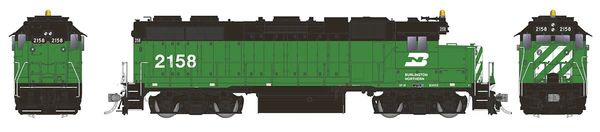 Rapido HO Scale EMD GP38 Burlington Northern DCC & Sound